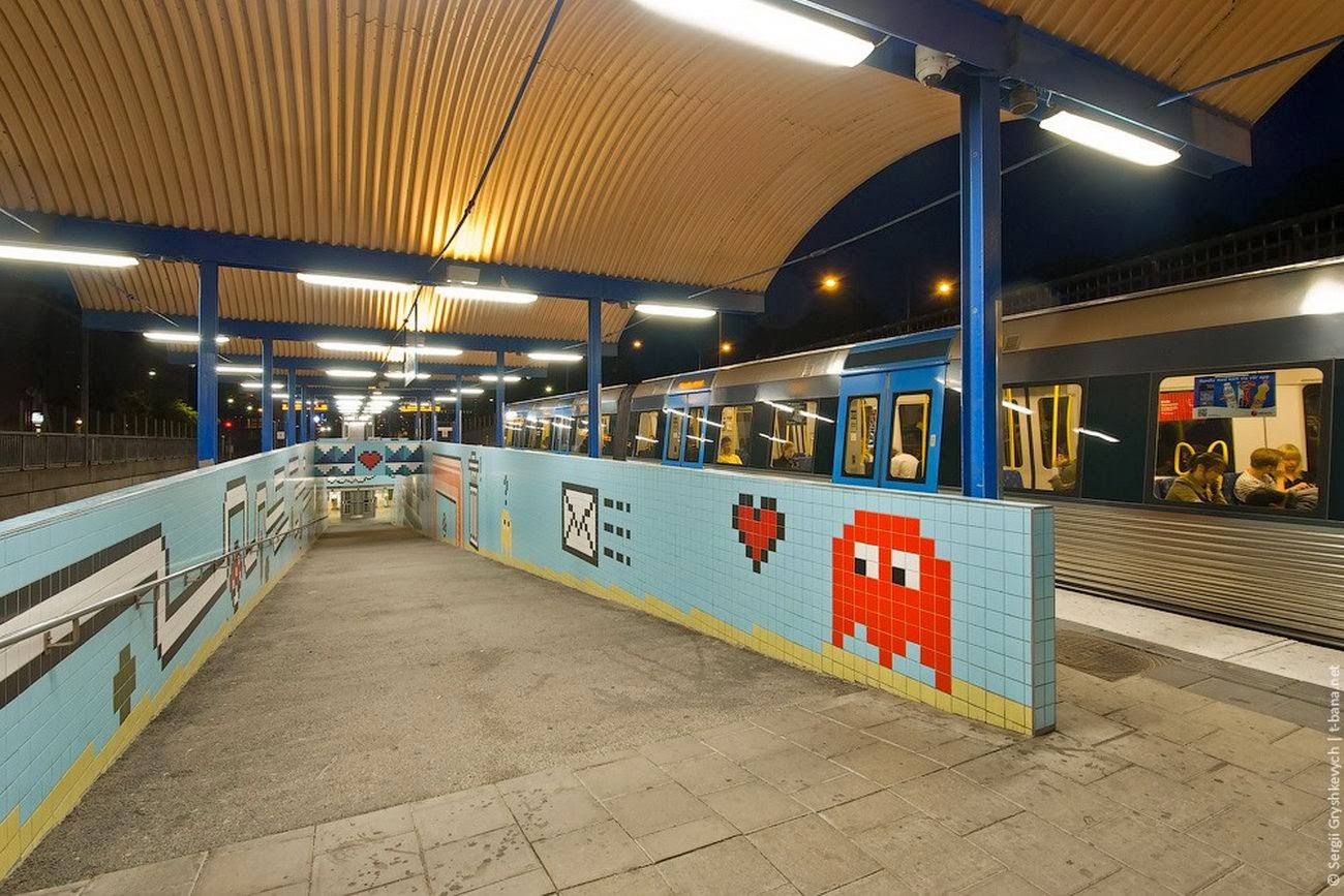 Stockholm.Metro Hallunda